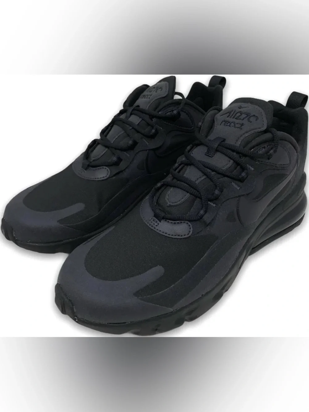 Nike Men’s Air Max 270 React Sneakers - in black oil sz 11
